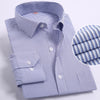 Non-Iron Regular Fit Men  Long Sleeve Men Shirts Easy Care Striped/Plaid