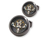 Tourbillon Movement French Shirt Cufflinks Stainless Steel Mechanical