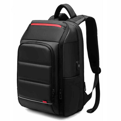 15-17" Computer Backpack USB Charging PVC Backpack For Students or Travel