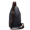 2023 Men's Fashion Leather Chest Bag Shoulder Bag Messenger Bag Bag Riding Backpack