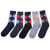 Argyle  Dress Socks Set (5 pairs)