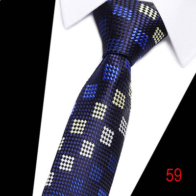 Silk Tie 7.5 Cm  Necktie High Fashion Ties/ Slim Cotton