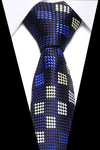 Luxury 7.5cm Men's Classic Tie Silk Jacquard Woven Ties