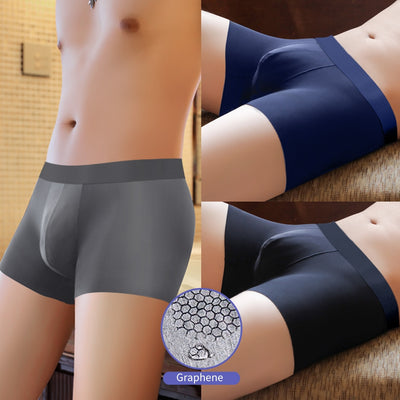 Brand 4PCS Men's Underwear Graphene Antibacterial Underwear