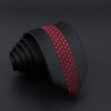 Abstract Modern Red Grey Necktie 6cm Party Business Tie Accessory Gift