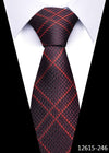 8 CM Classic Men's Tie, Many Colors. Newest Design Silk Necktie Striped Sky Blue